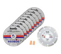 kwb 712032 Jeu de disque à tronçonner 125 mm 10 pc(s)