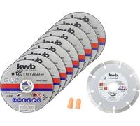kwb 712032 Jeu de disque à tronçonner 125 mm 10 pc(s)