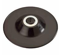 kwb 718-112 Plateau de support 125mm élast. avec écrou à bride, noir