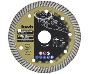 kwb 722540 Disque à tronçonner diamanté Diamètre 125 mm Ø de perçage 22 mm 1 pc(s)