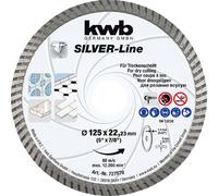 kwb 727570 Disque à tronçonner diamanté Diamètre 125 mm Ø de perçage 22.23 mm 1