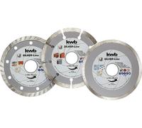 kwb 797080 Disque à tronçonner diamanté Diamètre 115 mm Ø de perçage 22 mm 3 pc(s)