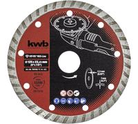 kwb 797540 Disque à tronçonner diamanté Diamètre 125 mm Ø de perçage 22 mm Marbre, Céramique, Carrelage 1 pc(s)