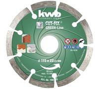 kwb 798140 Disque à tronçonner diamanté Diamètre 115 mm Ø de perçage 22 mm 1 pc(s)