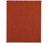 kwb Feuille de papier abrasif Flint 230x280 mm en sable de quartz de grain 80, bon encollage et support papier robuste pour le ponçage grossier du bois et de la peinture