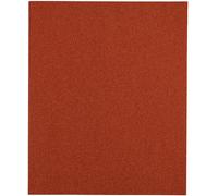 kwb Feuille de papier abrasif Flint 230x280 mm en sable de quartz de grain 150, bon encollage et support papier robuste pour le ponçage moyennement fin du bois et de la peinture