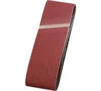 kwb Bandes abrasives 75x510 mm en corindon supérieur avec grain 40, encollage spécial et toile de coton flexible pour le ponçage grossier du bois et du métal