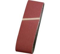 kwb Bandes abrasives 75x533 mm en corindon supérieur de grain 240, encollage spécial et toile de coton flexible pour le ponçage fin du bois et du métal