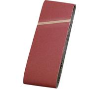 KWB Bandes abrasives 100×610 mm – corindon grain 100, encollage spécial, 3 pièces