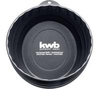 kwb Bol magnétique avec aimant puissant, en plastique robuste, base caoutchoutée pour un rangement sûr des vis, des boulons et des clous