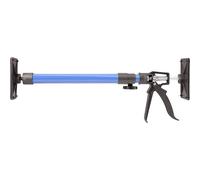 kwb Support de montage stable ou support télescopique, court, extensible de 50 à 115 cm, charge maximale 30 kg, plateau de pression inclinable jusqu'à 90