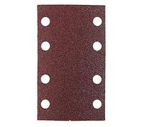 kwb Bande abrasive 80x133 mm en corindon supérieur avec grain 120, changement sans outil, encollage entièrement en résine synthétique et support papier renforcé, pour le ponçage du bois et du métal