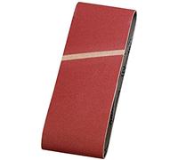 kwb Bandes abrasives 100x560 mm en corindon supérieur de granulométrie 40, encollage spécial et toile de coton flexible pour le ponçage grossier du bois et du métal