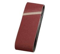 kwb Bandes abrasives 65x410 mm en corindon supérieur avec grain 40, encollage spécial et toile de coton flexible pour le ponçage grossier du bois et du métal