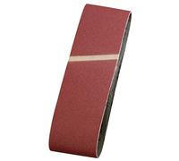 kwb Bandes abrasives 75x457 mm en corindon supérieur avec grain 120, encollage spécial et toile de coton flexible pour le ponçage moyennement fin du bois et du métal