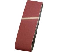 kwb Bandes abrasives 75x533 mm en corindon supérieur avec grain 40, encollage spécial et toile de coton flexible pour le ponçage grossier du bois et du métal