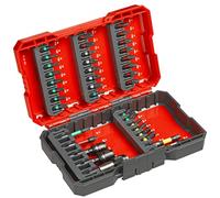 kwb Bit-Box pour visseuse à impact/percussion Set de 37 embouts avec porte-embouts et clés à douille résistantes aux chocs, tiges E C 6.3