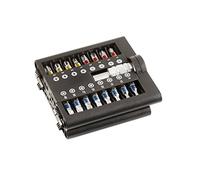 kwb Bit-Set avec porte-embouts magnétique - 31 pièces avec hexagone extérieur 1/4 pouce selon ISO 1173 et forme C 6.3