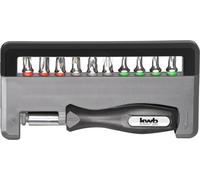 KWB Boîte d'embouts standard INDUSTRIAL STEEL Handy, 12 piéces - 151010