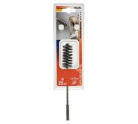 KWB Brosse métallique ronde fine ondulée Ø 26 mm pour métal et pierre, pour perceuse