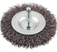 KWB Brosse plate, double épaisseur, fil d´acier HSS ondulé, ø 100 mm - 607930