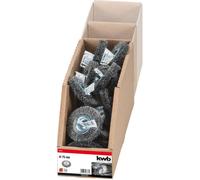 kwb Brosses à disques, fil dacier HSS ondulé, double épaisseur, pour une utilisation avec les perceuses et les visseuses sans fil 607933 1 pc(s)
