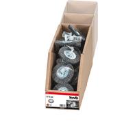 kwb Brosses à disques, fil d'acier HSS ondulé, pour une utilisation avec les perceuses et les visseuses sans fil 607333 1 pc(s)