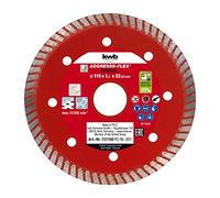 kwb by Einhell Disque à tronçonner diamant fin pour meuleuse d'angle (Ø 115 x 1,2 x 22,33 mm, Aggresso-Flex spécial, max. 13300 min-1, extra fin pour peu de perte de matériel)