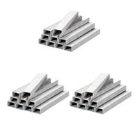 kwb by Einhell kit de 1 000 agrafes (pour agrafeuse électrique TC-EN 20 E et agrafeuse sans fil TC-CT 3,6 Li Einhell, 11,4 x 8 mm, en acier, type 053) (Lot de 3)