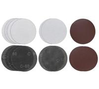kwb by Einhell Kit de 15 feuilles abrasives pour ponceuse murale Einhell (Ø 180mm, plusieurs grains pour des utilisations diverses, pour ponceuse murale TE-DW 180 Einhell)