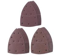kwb by Einhell kit de 15 feuilles abrasives triangulaires à fixation rapide 150x100mm pour ponceuse triangulaire (15 feuilles, 150 x 100 mm, 5 x K60, 5 x K120, 5 x K180, système de fixation rapide)