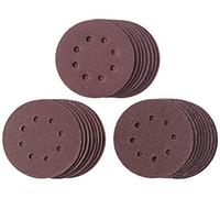 kwb by Einhell Kit de 25 disques abrasifs à fixation rapide pour ponceuses vibrantes (Ø 125 mm, 25 disques abrasifs, 9 x K60, 8 x K120, 8 x K160, pour ponceuses vibrantes Einhell)