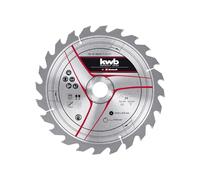 kwb by Einhell lame de scie aux carbures de tungstène (Ø 250 x 30 mm, 24 dents, pour différentes scies circulaires sur table, scies à onglet radiales et scies à onglet Einhell)
