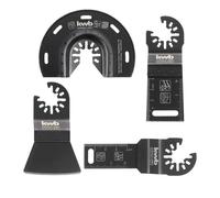 Kwb by Einhell Set de 4 Outils multifonctions pour bois et plastique