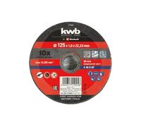 KWB by Lot de 10 disques à tronçonner 125mm