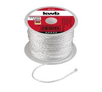 kwb Cordeau de maçon 50 mètres, Blanc, cordeau d'alignement pour pavés et maçonnerie 1,7 mm, cordeau à Plomb pour diverses Applications, m x