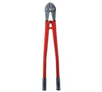 kwb Coupe-boulons en 750 mm, avec mâchoires interchangeables, manche robuste en tube d'acier avec poignée plastique, grande puissance de coupe et ouverture de pince de Ø 8 mm maximum
