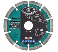 kwb CUT-FIX® Green-Line Disque à tronçonner diamanté ø 125 mm avec turbo-band segmenté, grande longévité, fritté et alésage 22,23 mm