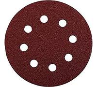 kwb Disque abrasif Ø 115 mm en corindon supérieur avec grain 120, changement sans outil, liant en résine synthétique de haute qualité et support en papier renforcé, pour le ponçage du bois et du métal