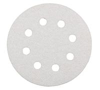 kwb Disque abrasif Ø 125 mm en corindon avec revêtement stéarate, grain 60, changement sans outil, encollage entièrement en résine synthétique et support papier renforcé, pour le bois et la peinture