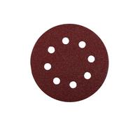 kwb Disque abrasif Ø 125 mm en corindon supérieur avec grain 240, changement sans outil, liant en résine synthétique de haute qualité et support en papier renforcé, pour bois et métal