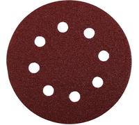 KWB Disques à poncer QUICK-STICK, BOIS & MÉTAL, corindon affiné, Ø 115 mm, perforées - 491812
