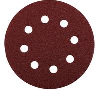 KWB Disques à poncer QUICK-STICK, BOIS & MÉTAL, corindon affiné, Ø 125 mm, perforées - 491908