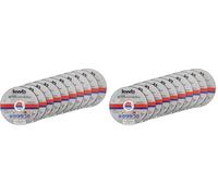 kwb Disques à tronçonner minces pour meuleuses angulaires 115 mm Disque de tronçonnage p. Acier inoxydable INOX en boîte de rangement avec bouchons d'oreille ABM. 115 x 1,0 x 22,23, Ø (Lot de 2)