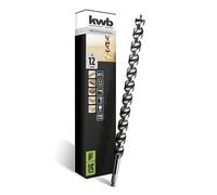 kwb DOUBLE CUT Japan Mèche à serpentin ø 12 mm, 460 mm,revêtement anti-adhérent PTFE,affûtage spécial de la pointe,avec pointe filetée autocentrante,concentricité de haute précision,queue six pans