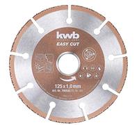 KWB Disque à tronçonner Easy-Cut universel – Carbure 125 mm x 1,0 mm, alésage 22,23 mm