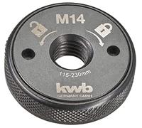 KWB Écrou à dégagement rapide pour meuleuse M14 – disques 115–230 mm, sans outil ni clé