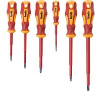 KWB Einhell 49140870 Jeu de 6 tournevis d'électricien isolés 1000V acier
