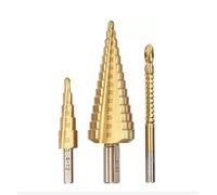 KWB Einhell 49525890SET Jeu de 3 embouts étagés HSS Métal Fer Tôle