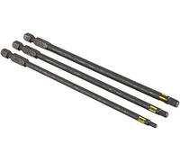 kwb Embouts 150 mm Hex 3, 4, 5 mm Inbus Set Torsion 123441 (TQ 60 acier, zone de torsion, ISO 1173, entraînement C6.3), L